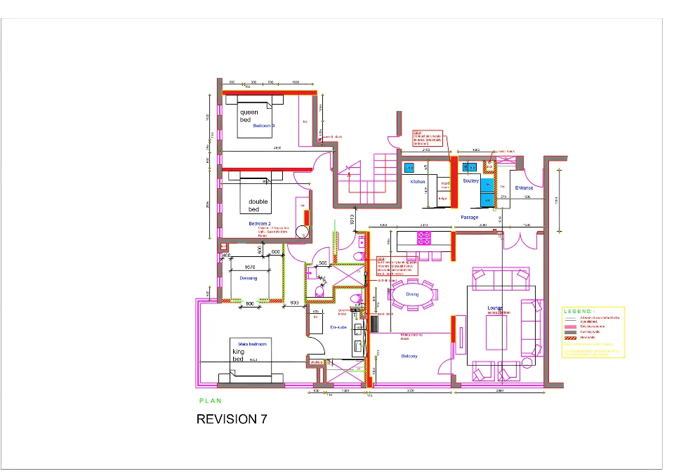 Floor plan, revision 7