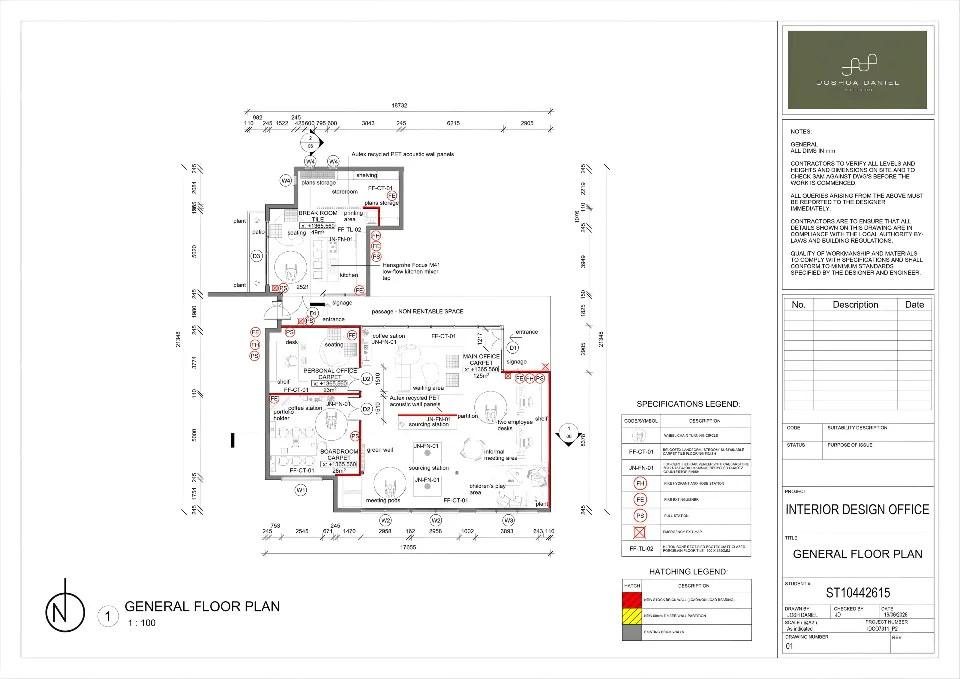 General floor plan