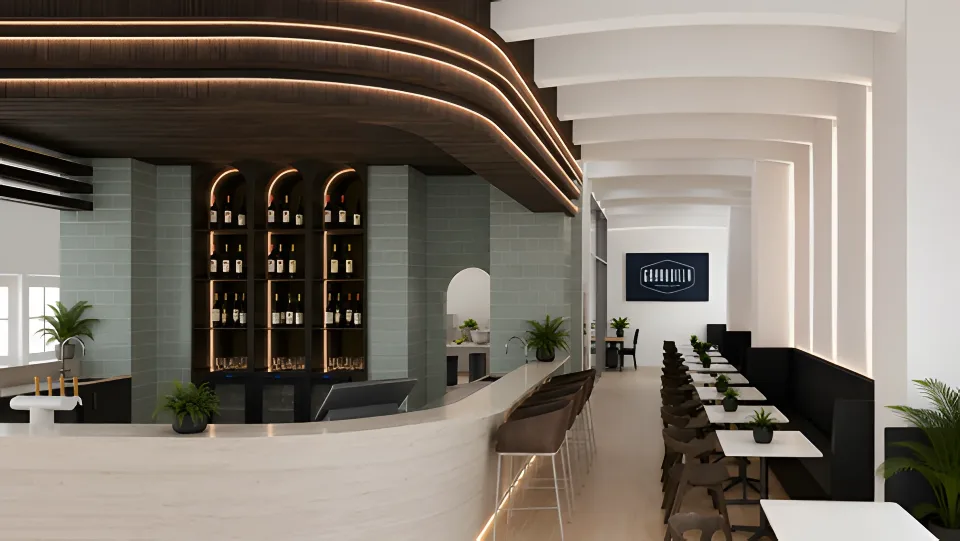 The bar
