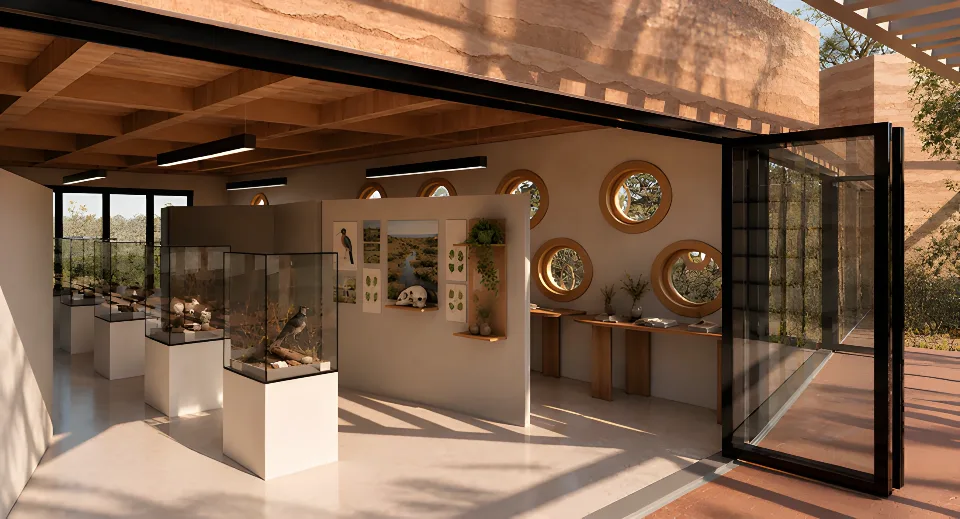 Interactive exhibition / display space